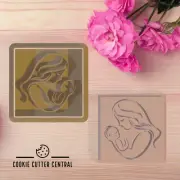 Mother and Baby Cookie Cutter and Embosser - 5.8cm Square