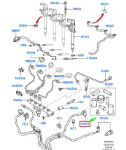 FORD MONDEO MK4 Fuel Feed Hose Pipe 1568757 7G9Q-9J280-AD NE WGENUINE