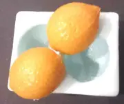 LEMONS MINI 2 Cavity Silicone Soap / Candle MOULD Unique, Plaster, Resin Mold