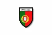 PATCH PATCHES EMBLEM IRON ON GLUE PRINT FLAG world crest portugal