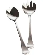 [Maxwell & Williams] Cosmopolitan Stainless Steel Salad Set Gift Boxed in Silver