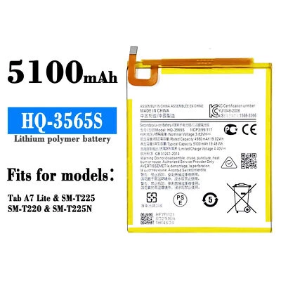 For Samsung Tab A7 Lite 8.7 2021 SM-T225 SM-T220 HQ-3565S HQ-3565N Battery+Tools