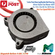 40mm 4020 Radial Fan Blower Turbo Ball/Fluid Bearing For 3D Printer