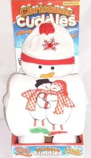 Toyland® Christmas Cuddles - Adorable Snowman Soft Toy and Blanket Gift Set