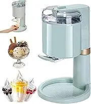 1L Soft Ice Cream Maker – Makes Creamy Ice Cream in 10 Minutes | Removable Bowl & Easy Clean | Includes Measuring Cup & Scraper | Manual Knob Control | for DIY Gelato, Sorbet & Freeze Yogurt