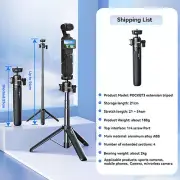 54CM Tripod Extension Rod Extended Selfie Stick Parts for Osmo Pocket 3
