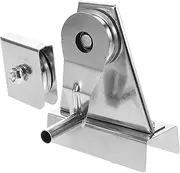 KONTONTY 1 Set Flagpole Pulley System Parts Stainless Steel Heavy Duty Flag Pole Pulley Kit with Crank Handle Flagpole Hardware for Outdoor Flag Rope Raising