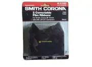NEW Smith Corona Typewriter Black Correctable Film Ribbons H21000 H63446 2PK