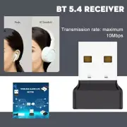 USB Bluetooth Adapter Bluetooth 5.4 Dongle Bluetooth 2024 Receivers NEW✨y J6Z0