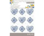 K&Company Antique Garden Garden Tile Hearts