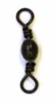 Eagle Claw 01012-007 Black Barrel Swivel Size 7 12ct
