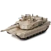 13.5cm Diecast Alloy 1/72 US Army M1A2 TUSK I Tank Model Birthday Kids Gift