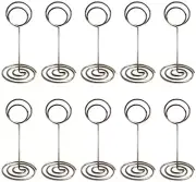 YOVECATHOU 10 Pcs Wedding Table Card Number Holders Photo Menu Name for Annivers