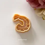 Prawn Polymer Clay Cutter (style 2)