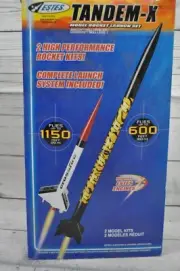 Estes Tandem-X Model Rocket Launch Set #1469 - New Old Stock Sealed box