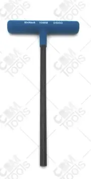 Eklind 64990 - 10mm Metric Cushion Grip T-Handle Ball End Hex Key - 9" Arm