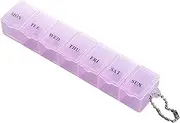 Pill Box Organiser - Weekly Pill Organizer 3 Times Day | PP 7 Day Pill Organizer | Dustproof Medicine Pill Organizer | Stylish Tablet Storage Box for Travel Medication Purse and Supplements