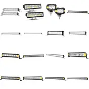 LED Light Bars Spot Pods Slim Off Road Driving Combo Beam Lamp Waterproof Work