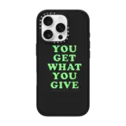 iPhone 16 Pro Impact Case Get What You Give by Quotes by Christie
