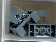 LEGO Parts - Dark Bluish Gray Technic Brick 2 x 4 x 1 1/3 - No 67446 - QTY 5