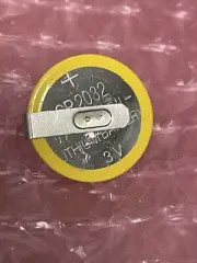 CR2032-1HF CR-20321HF 3V Lithium Coin Battery 2 Pins PC CMOS PCB Mount