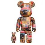 現貨 全新 正版 BE@RBRICK 安迪沃荷 X 巴斯奇亞 2代 400%+100%