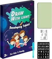 LED Light Pad | LED Light Drawing Board Toys,Reusable Doodle Board, Portable Learning Educational Toys, Toddler LED Drawing Board for Kids Children Toddler