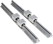 BLBMTCBCAG Linear Rail Guide 300 400 500 600 1000 1200 1500mm 4pcs SBR16UU Linear Bearing Block Linear Rail Set Linear Guide Rail(600mm)
