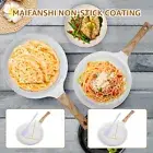 Crepe Pan with Wood Handle Nonstick Tortilla Pan Pancake Griddle Pan BrXif