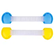 4PCS Baby Safety Long Lock Cabinet Door Lock Double Openable Baby Bend Lock Child Safety Lock