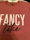 Next Level Apparel Mauve T-Shirt "Fancy Like" Tee Size XL NWT