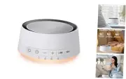 Sound Machine Noise Machine with 30 Soothing Sounds 12 Colors Night Light White