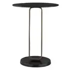 Uttermost 50005 Aperture 17" Diameter Aluminum Accent Table - Black