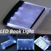 Portable Creative LED Light Book Reading Night Flat Plate Panel Lamps Bedroom Au