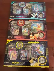 Pokemon Eeveelution Vmax Premium Collection Set of 3 - New