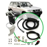 SAAS Oil Catch Can Kit - Suits Patrol GU 4.2L 1997 - 2006, Black, ST4101-1014