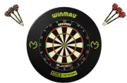Winmau Blade 6 TRIPLE CORE Dart Board + MVG Dartboard Surround + Darts