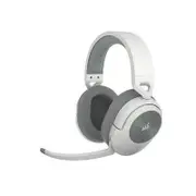 Corsair HS55 Wireless & Bluetooth White, PS5, Box X, Switch. Discord Certified, Ultra Comfort Foam, USB Receiver, Gaming Headset