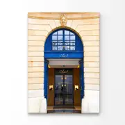Luxury Blue Colored Fashion Store Print 100% Australian Made 60x90cm (Stretched Canvas)