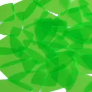 Fishscale Vinyl Shape 1.5" Green Go Go Fluorescent Edge Glow