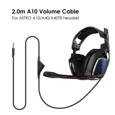 Headphone Cable Replacement Cord for Astro A10 A40 A30 Headsets with 3.5mm
