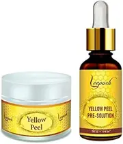 LEEPOSH Exfoliating Yellow peel Inno Peel Retinol peel + Pre solution of Yellow Peel Set of 2 products Get New Skin Rejuvenated Glowing