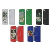 OFFICIAL RICK AND MORTY DUO GRAPHICS LEATHER BOOK CASE FOR APPLE iPOD TOUCH MP3