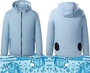 [KUMADAI] USB Charged Cooling Fan Jacket Air Conditioning Jacket Summer Air Conditioned Clothes Cooling Construstion Jacket