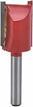 Straight Bit, Straight Router Bit,Carbide Router Bits Mortise Bit Extended 2 Flute Alloy Steel Trimming Slotting CNC Woodworking Tools 1/4in Shank for Trimming Grooving