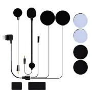 Motorcycle Helmet Headset Soft Hard Microphone Speaker For M1-S Pro Intercom
