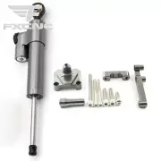 FXCNC CNC Damper Mounting Bracket Kit Mount For NINJA 250R EX250 2008-2012 Gray