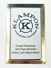 Klampon Long Beach CA Drill Pipe Oil Field Deck of Playing Cards USA 3.75”x 2.5"