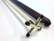 WOODEN MAPLE Pool Snooker Billiard Table Cue BRASS REST