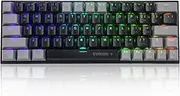60% Wireless Mechanical Gaming Keyboard: E-Yooso Bluetooth 2.4G Wireless Keyboard with USB Cable 63 Keys (QWERTY,US Layout) (Blue Switch, 3 Modes)